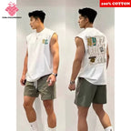Retro Sleeveless T-shirt Men