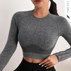Sports Yoga Top Knitted Shirt