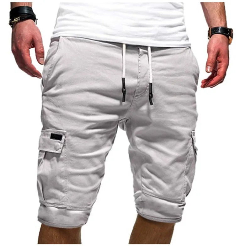 Men's Green Cargo Tactical Shorts