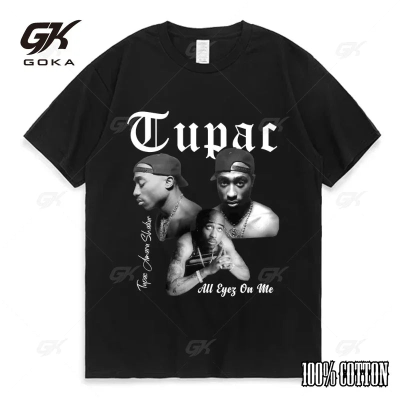 Tupac Rapper  T-shirt Unisex Men Women Hip Hop Fashion Vintage