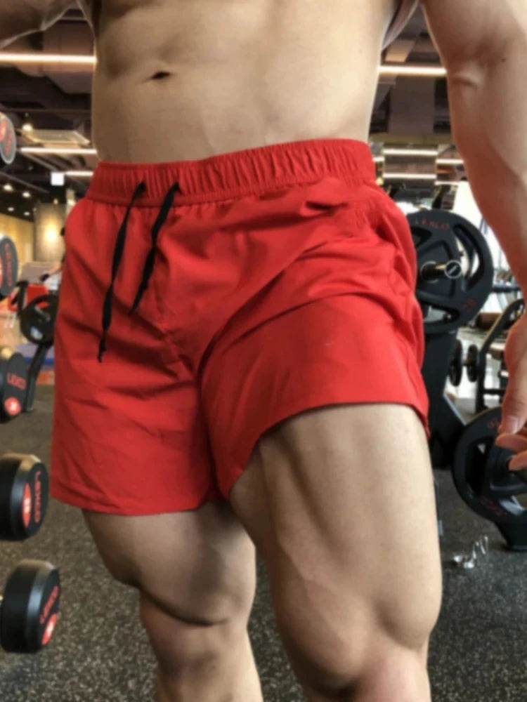 Men's Sport Running Shorts red