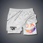 2024 Men's Smiling Face Printed Fitness Shorts