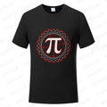 Pi Π Symbol Design T-shirts Fashion Clothing Science Math T-shirts Summer Casual Teacher Tshirts Irrational Number T-Shirt Gift