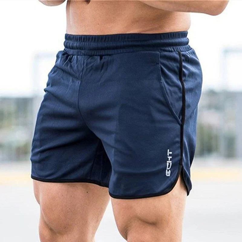 Men's Breathable Mesh Fitness Shorts – Quick-Dry Jogger & Beach Short Pants