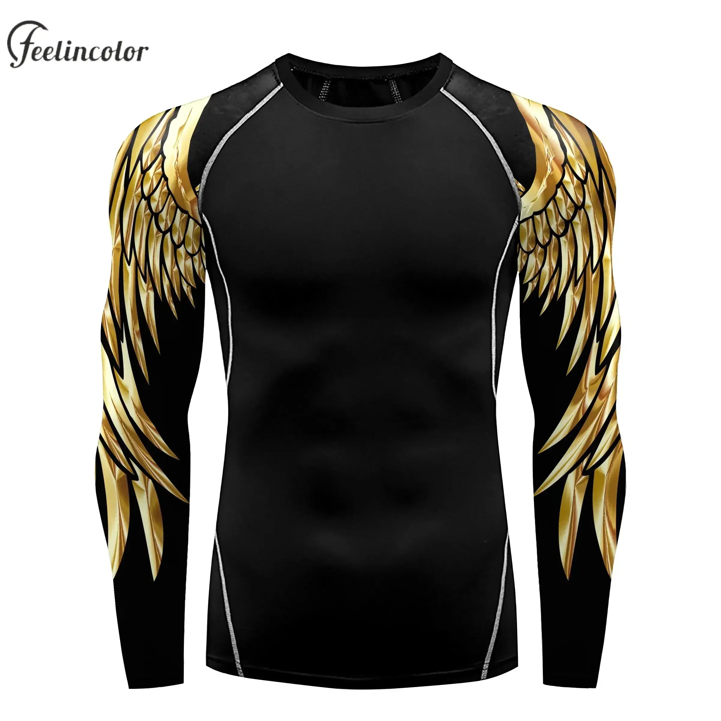 Compression Shirt 3D Print Wing Graphic