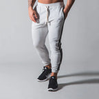 Side Striped Pants Men Running Sweatpants Bodybuilding Track Pants Gym Fitness Training Sport Trousers Male Cotton Long Pants