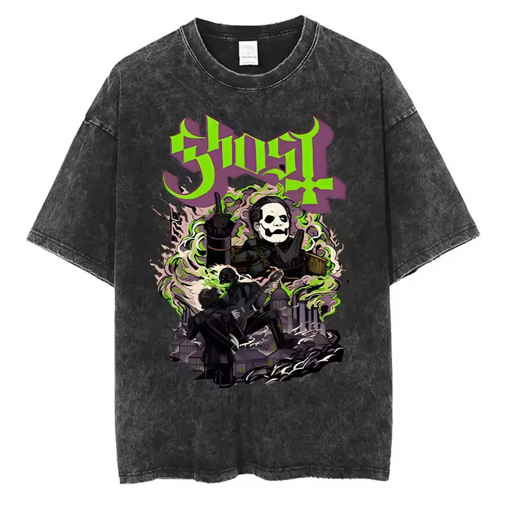 Ghost Band Vintage Skeleton Rock Tee 17