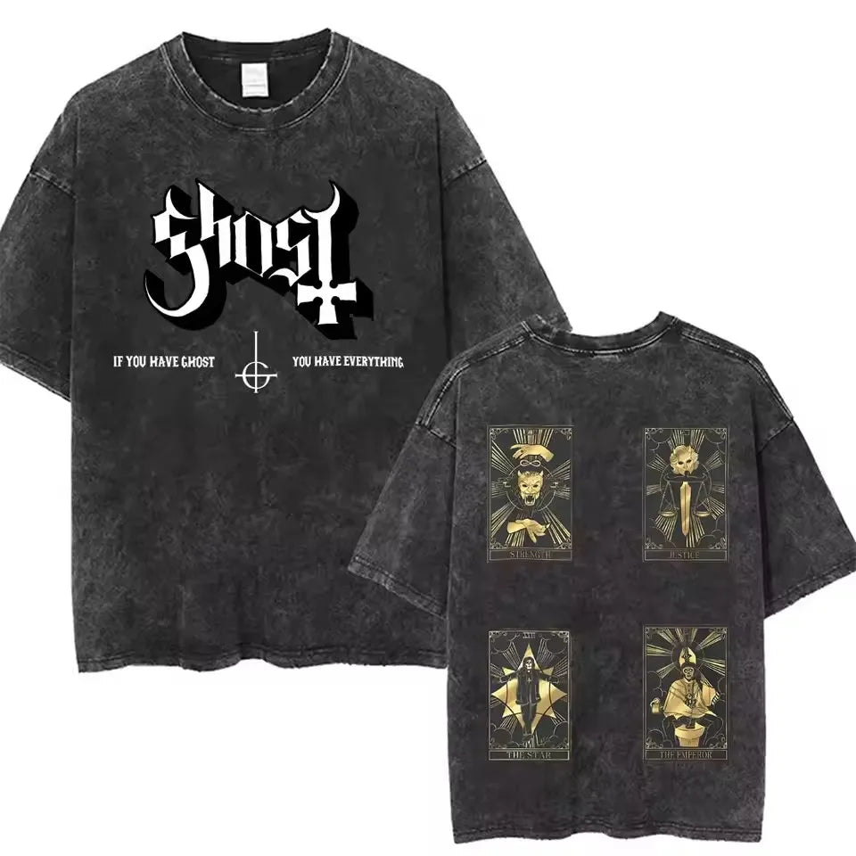 Ghost Band Vintage Skeleton Rock Tee 9
