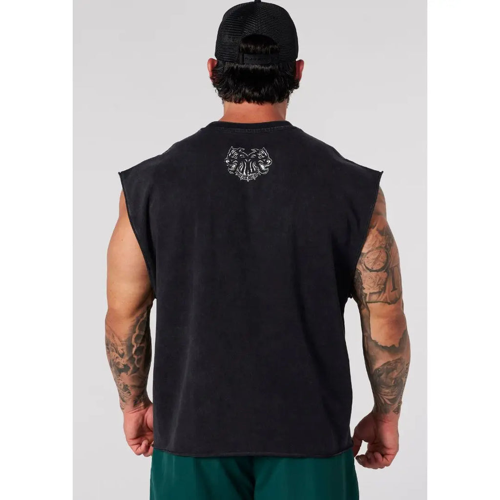 Men's Oversized Sleeveless Cotton Training Vest – Gym & Running Tank Top
