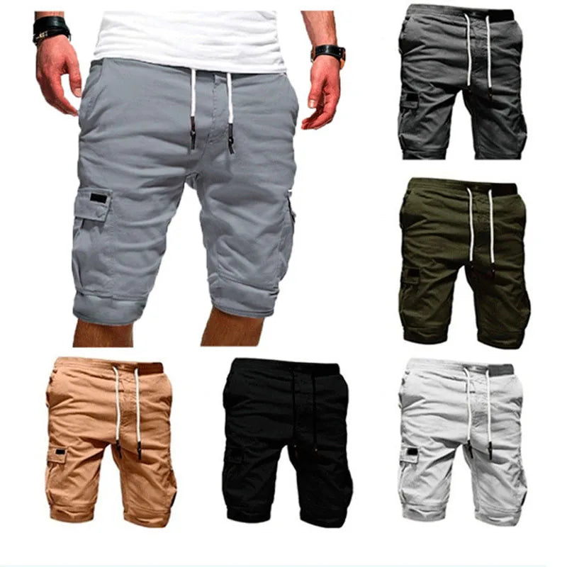 Men's Green Cargo Tactical Shorts