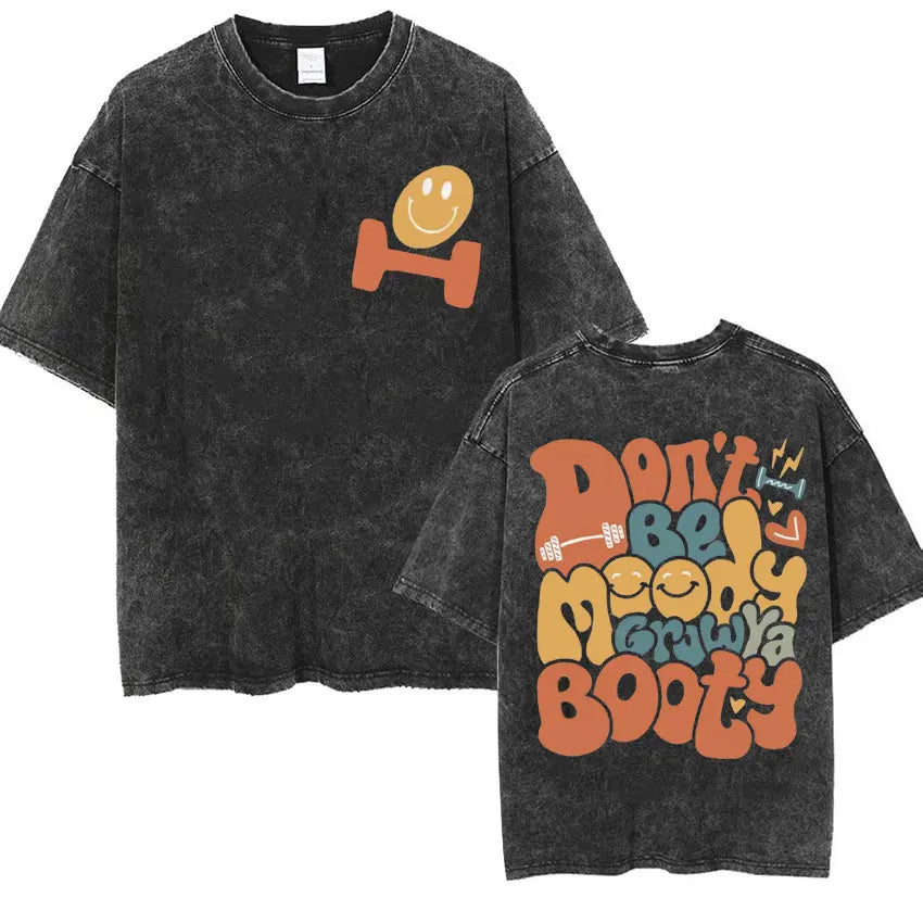 Everything Hurts & I'm Hungry Funny Washed Tee 03620