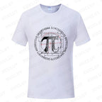 Pi Π Symbol Design T-shirts Fashion Clothing Science Math T-shirts Summer Casual Teacher Tshirts Irrational Number T-Shirt Gift