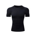 Men's Athletic Quick Dry T-shirt, suitable for gym workouts, fitness, running. Compression shirt, sports undershirt, baselayer t