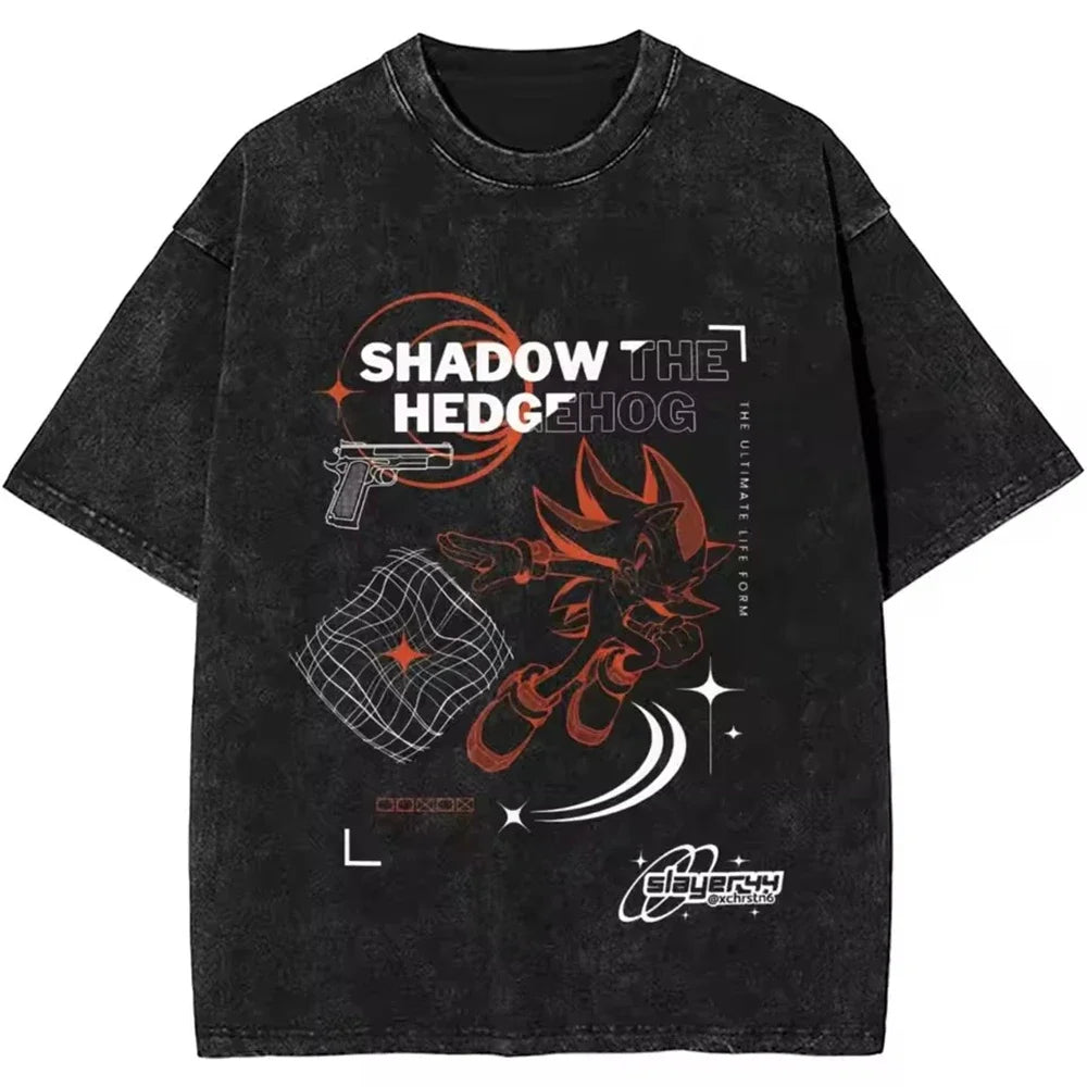 Japanese Shadows Hedgehog Graphic Tee 1 China Mainland