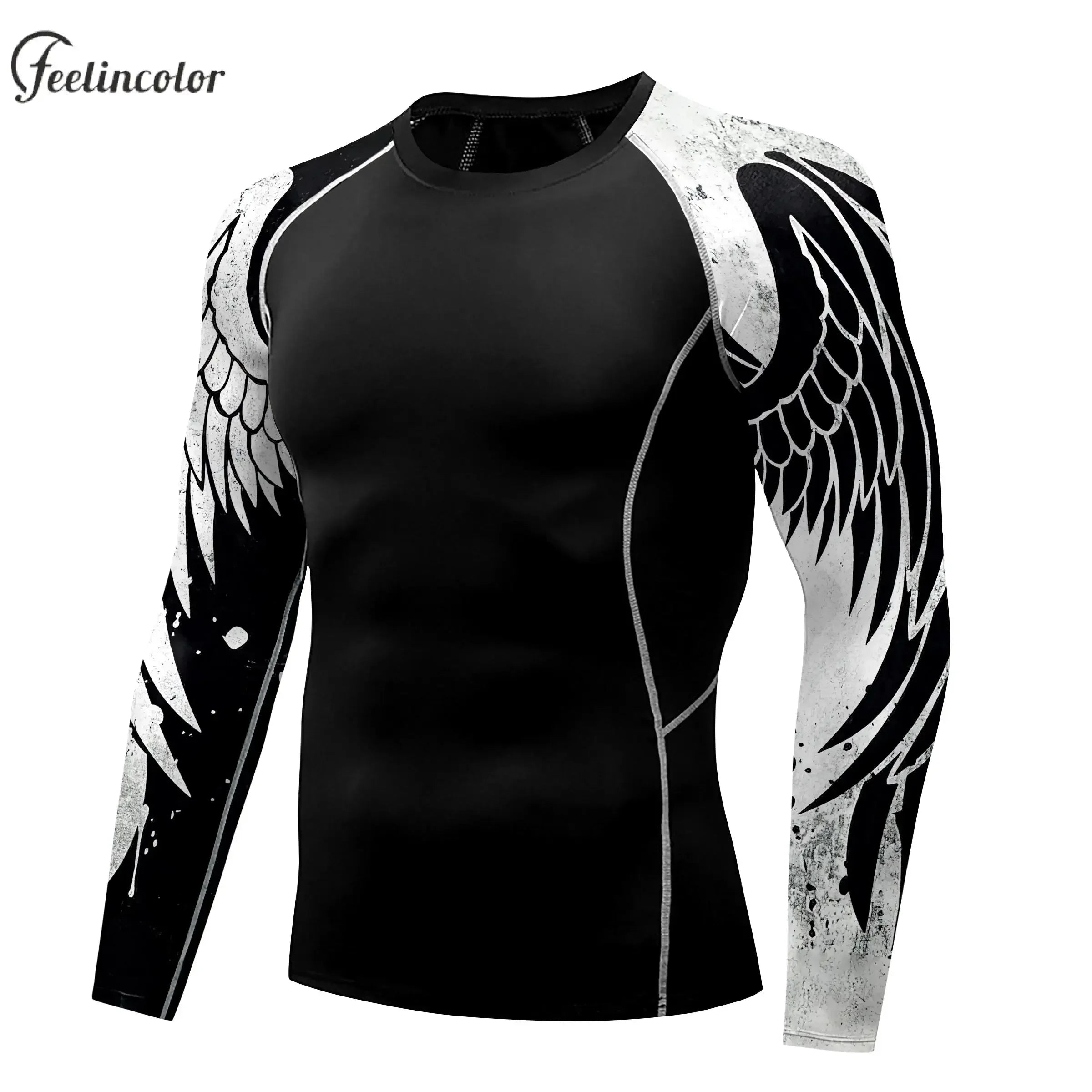Compression Shirt 3D Print Wing Graphic