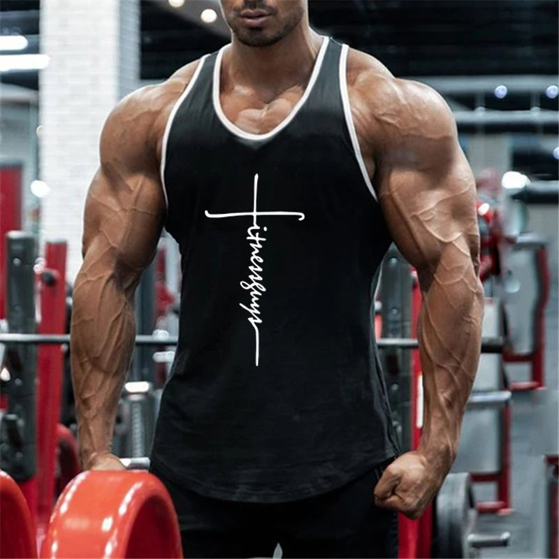 Men's Gym Tank Top — Muscle Fit