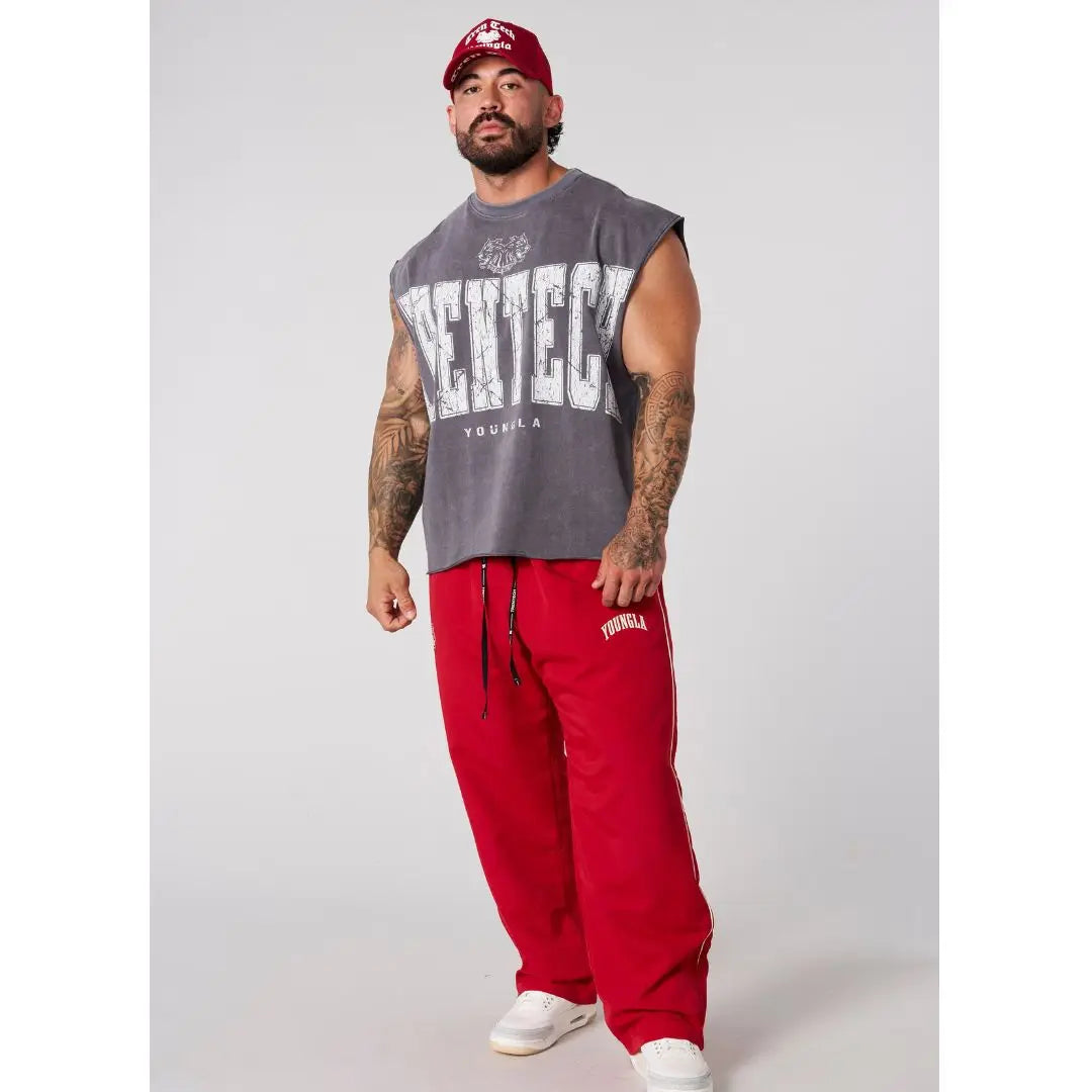 Men's Oversized Sleeveless Cotton Training Vest – Gym & Running Tank Top