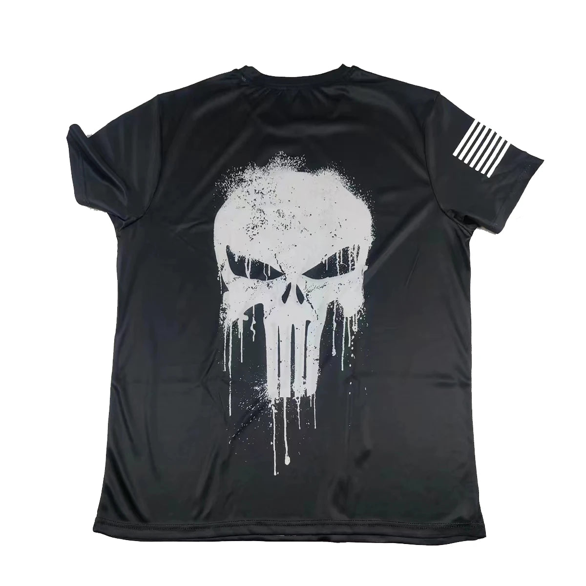 Men's Skull Graphic Long-Sleeve Tee