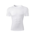 Men's Athletic Quick Dry T-shirt, suitable for gym workouts, fitness, running. Compression shirt, sports undershirt, baselayer t