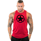 New Hot Sale Mens Skull Printed Tank Top Breathable Cool Vest Running Shirt Cotton Tees Bodybuilding Singlet Fitness Sleeveless