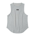Men's Sleeveless Gym Tank Top – Breathable Muscle Vest for Training GRAY