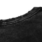 Rap Singer Bad Bunny Face Pattern T-shirt DeBi TiRAR MaS FOTOS DTMF Printed T-shirt for Men Women, Washed Retro Hip-hop T-shirt