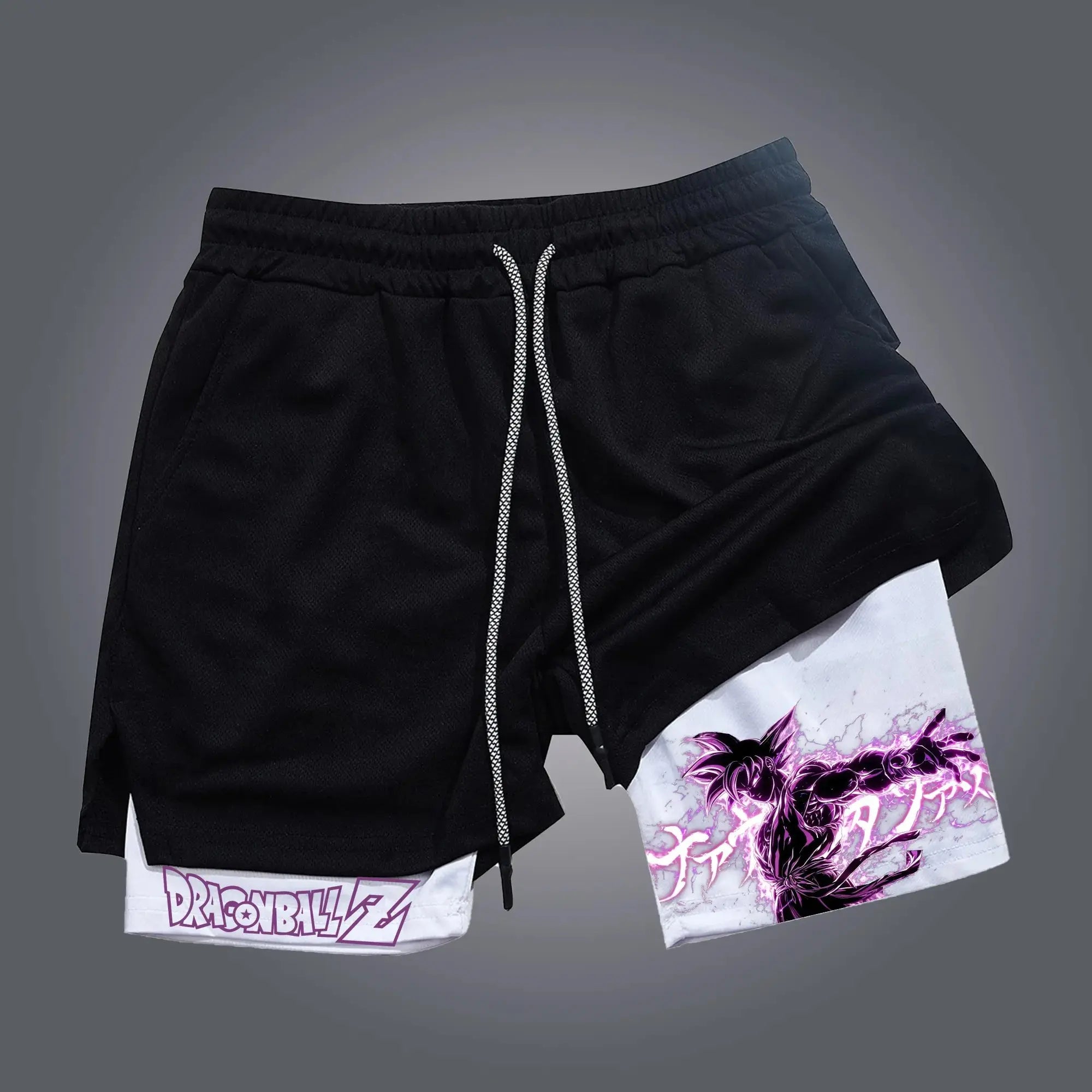 Dragon Ball Z Retro Athletic Shorts – Breathable Quick-Dry Training Shorts... 2