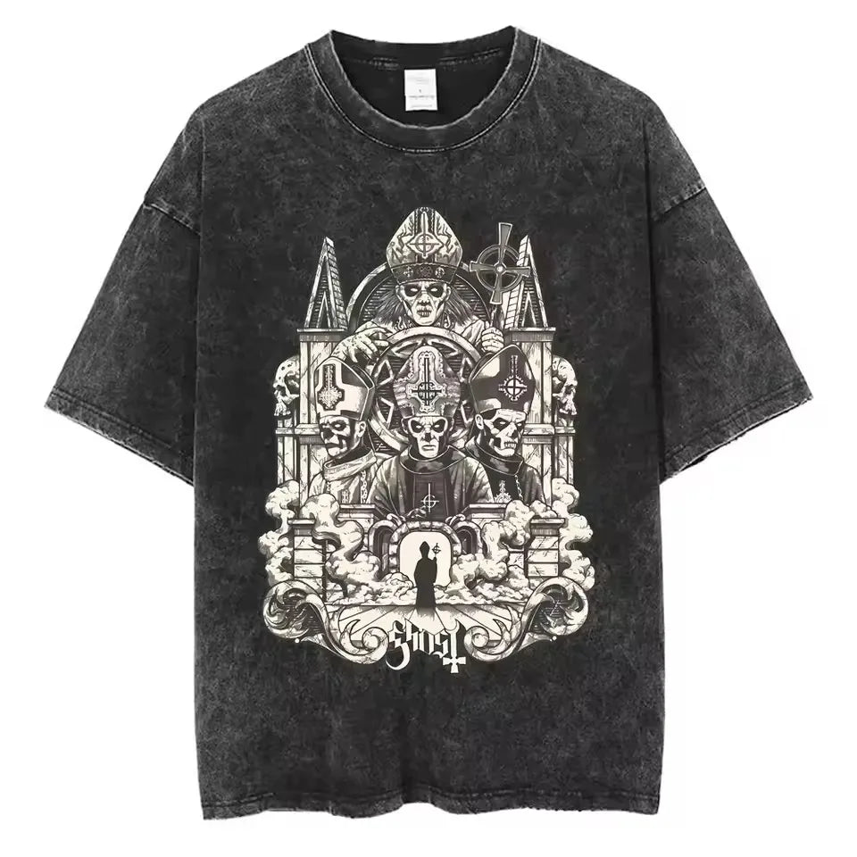 Ghost Band Vintage Skeleton Rock Tee 15
