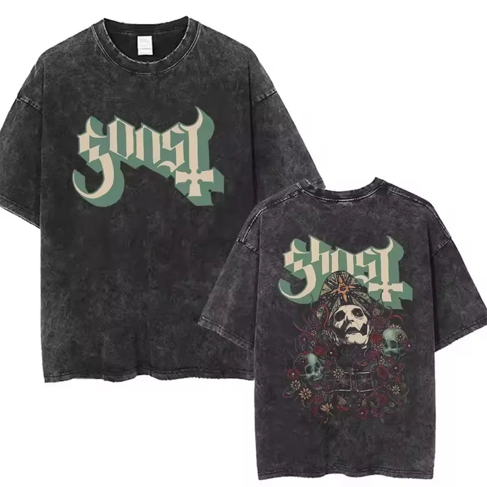 Ghost Band Vintage Skeleton Rock Tee 21