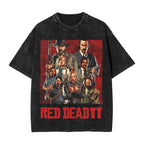 Men Red Dead Redemptions 2 T Shirts Film  Clothing Summer Street Style Short Sleeve T-Shirt Crew Neck Leisure Tshirt Hot Sale