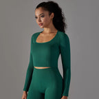 Top Long Sleeves  Fitness n Clothing Elastic Breathable