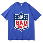 Bad Bunny Super Bowl 2026 Tshirts Pure Cotton Unisex Aesthetic Streetwear