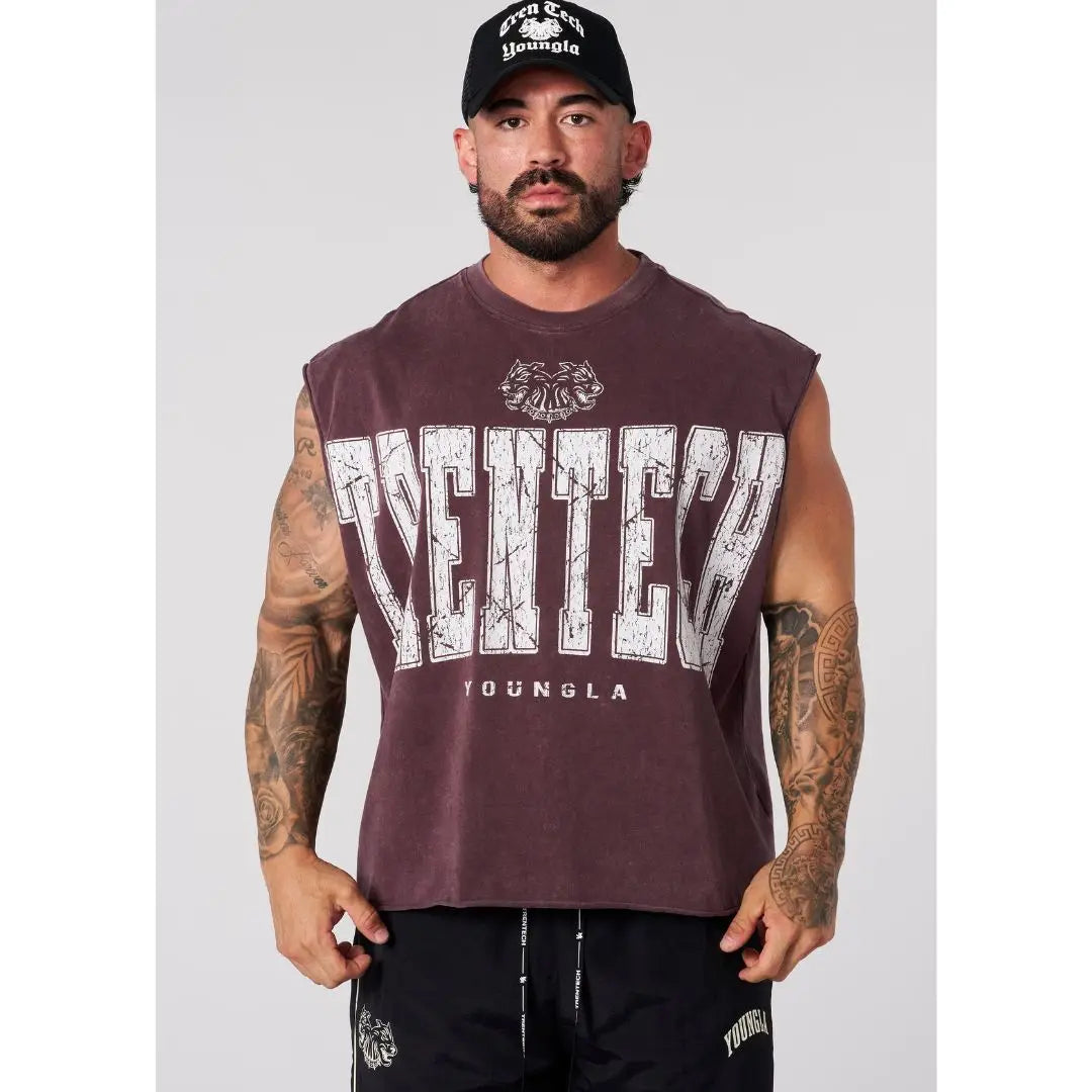 Men's Oversized Sleeveless Cotton Training Vest – Gym & Running Tank Top