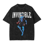 Men's Invincible Teenage Superhero T Shirts  Top Tees Summer  Fun Short-Sleeved T Shirt Round Neck Leisure Print Tshirt Hot Sale