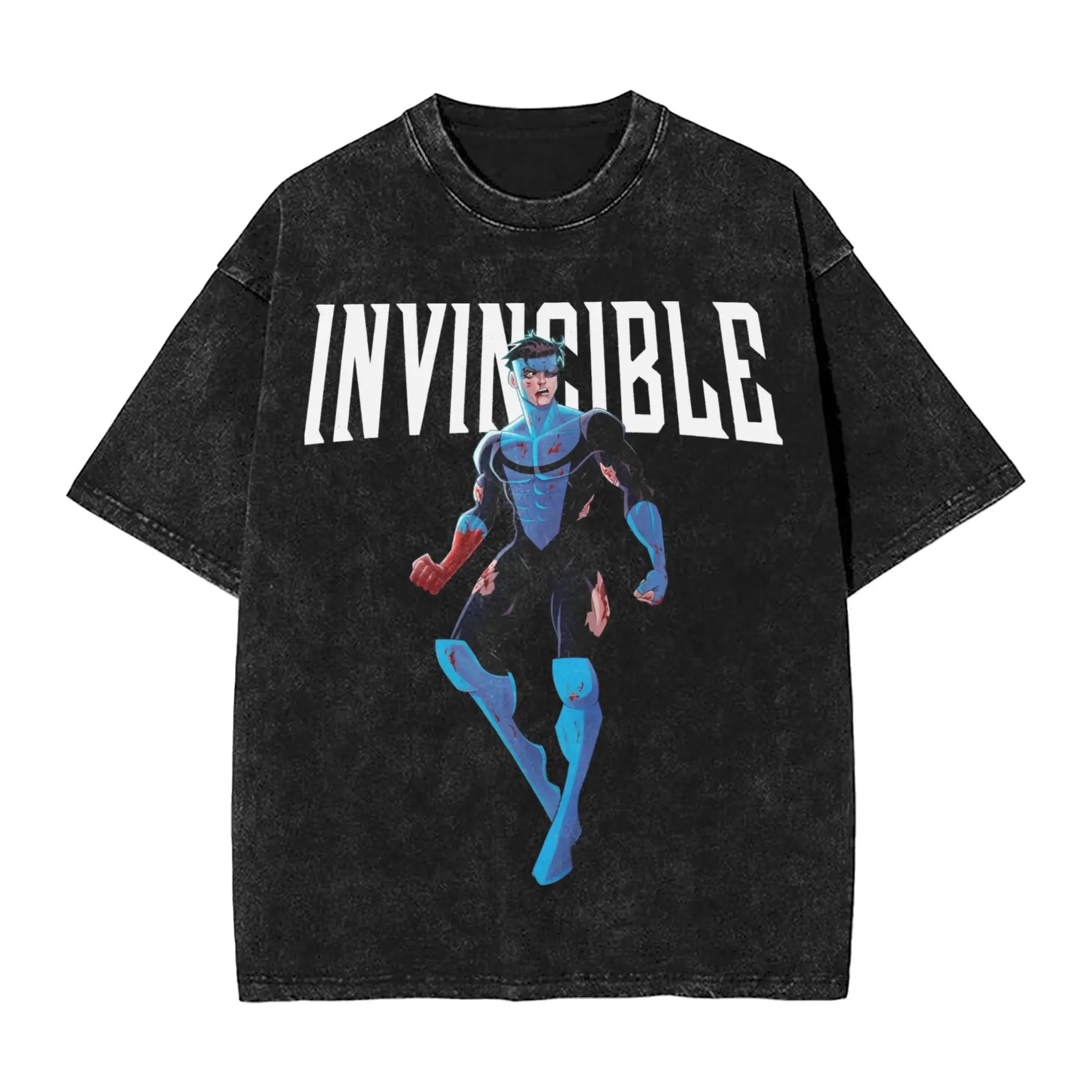 Men's Invincible Teenage Superhero T Shirts  Top Tees Summer  Fun Short-Sleeved T Shirt Round Neck Leisure Print Tshirt Hot Sale