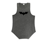 Black Bat Print Gym Fitness Running Sportswear Mens Training Bodybuilding Tank Tops Cotton Breathable Sleeveless Loose Shirts