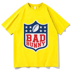 Bad Bunny Super Bowl 2026 Tshirts Pure Cotton Unisex Aesthetic Streetwear