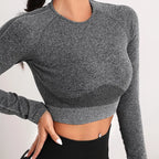 Sports Yoga Top Knitted Shirt