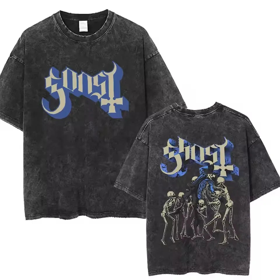 Ghost Band Vintage Skeleton Rock Tee 18