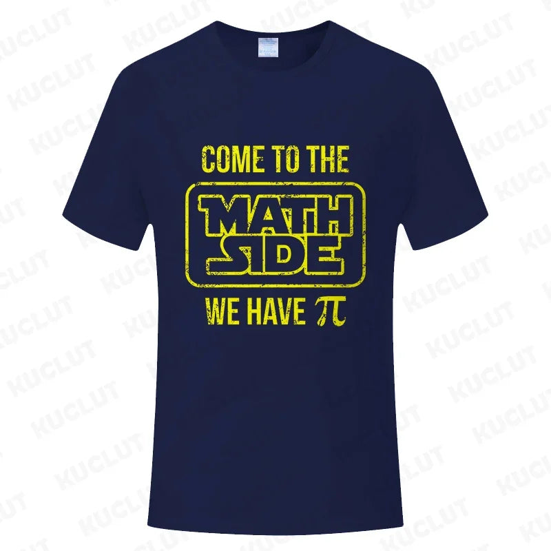 Pi Π Symbol Design T-shirts Fashion Clothing Science Math T-shirts Summer Casual Teacher Tshirts Irrational Number T-Shirt Gift