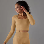 Top Long Sleeves  Fitness n Clothing Elastic Breathable