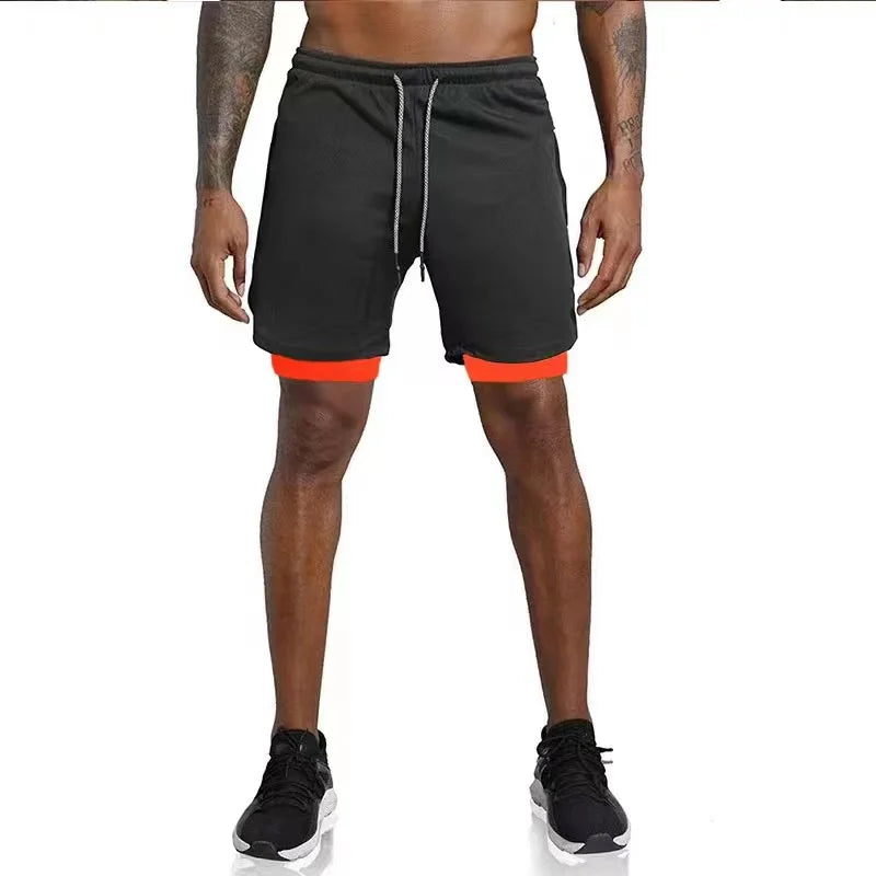 Men's 2-in-1 Compression Running Shorts