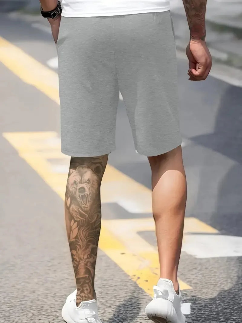 Men's Sporty Letter Shorts