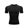 Men's Athletic Quick Dry T-shirt, suitable for gym workouts, fitness, running. Compression shirt, sports undershirt, baselayer t