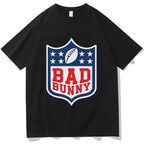 Bad Bunny Super Bowl 2026 Tshirts Pure Cotton Unisex Aesthetic Streetwear