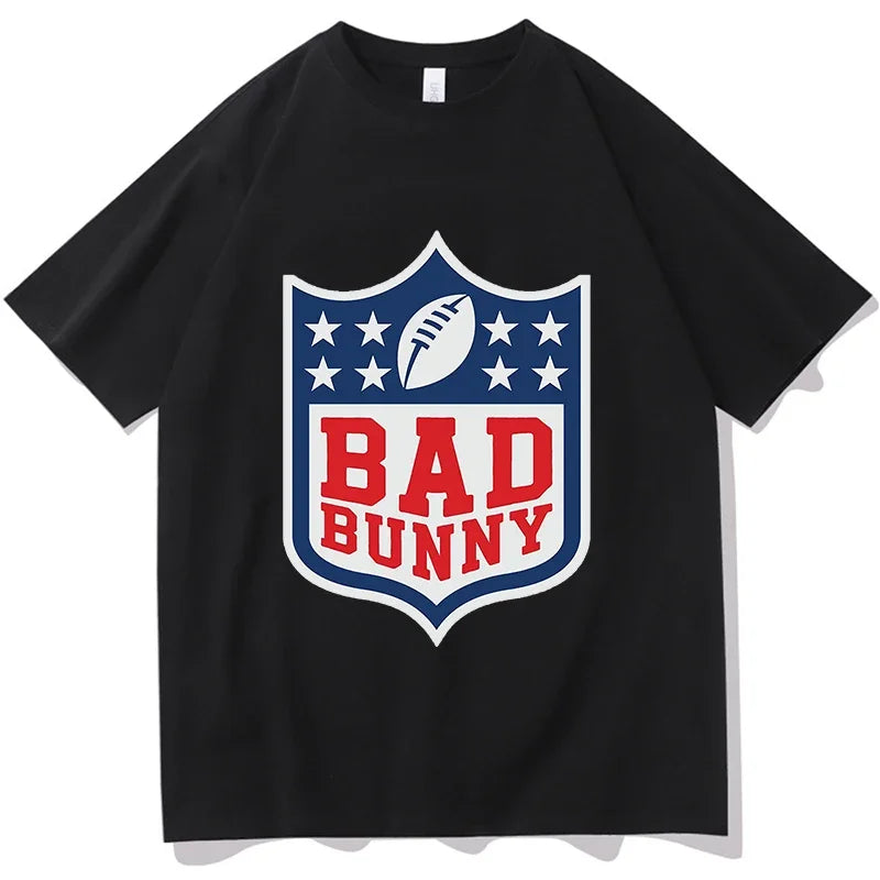 Bad Bunny Super Bowl 2026 Tshirts Pure Cotton Unisex Aesthetic Streetwear
