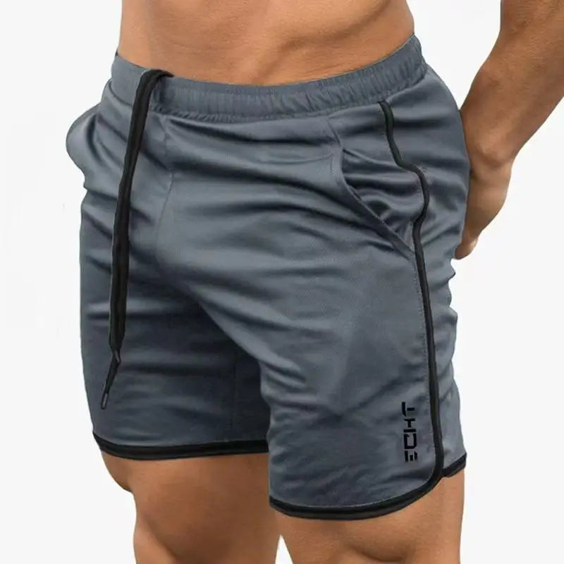 Men's Quick-Dry Gym Shorts – Breathable Athletic Shorts with Pockets Grey