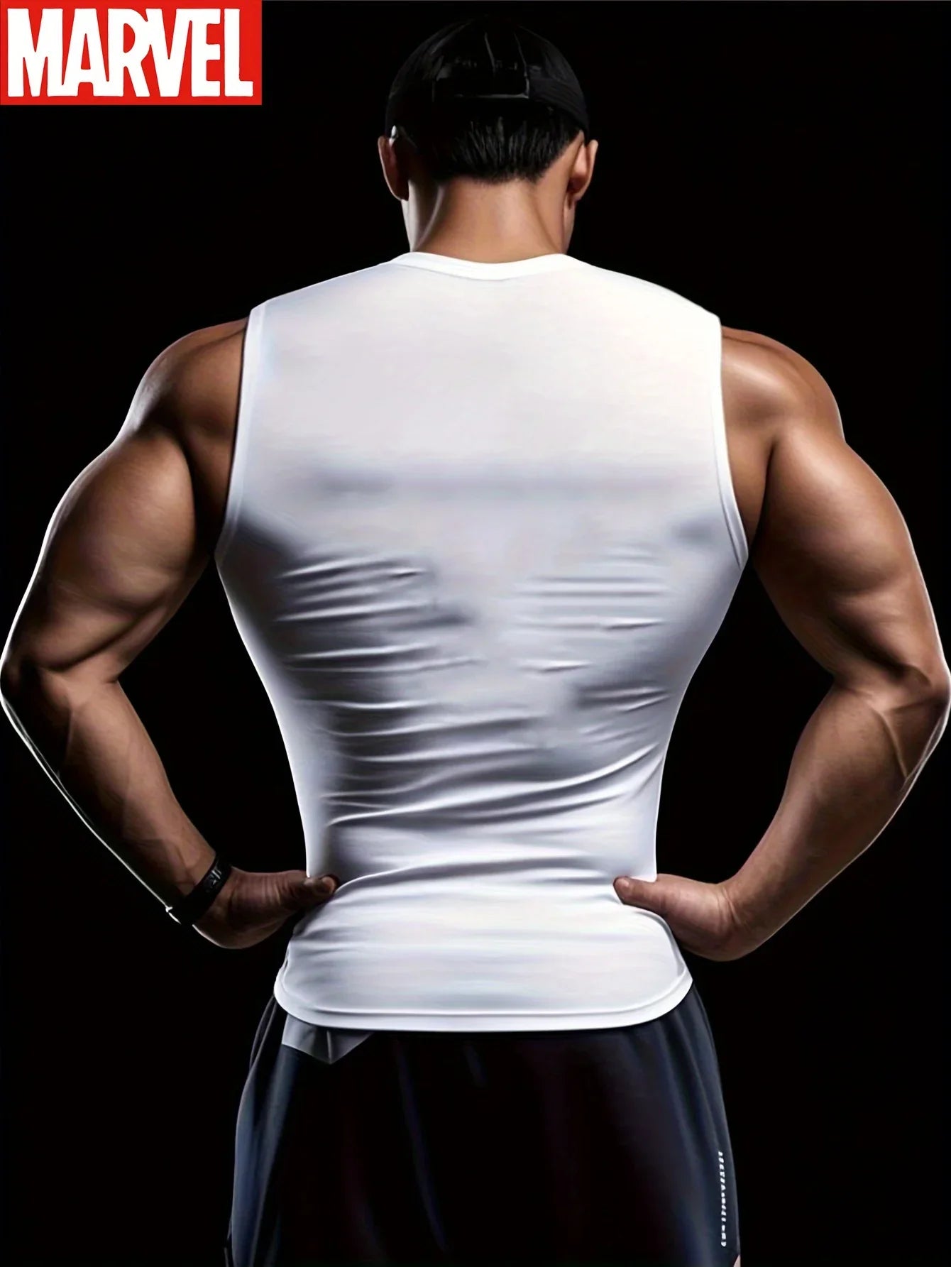 Black Muscle Vest  Venom Logo