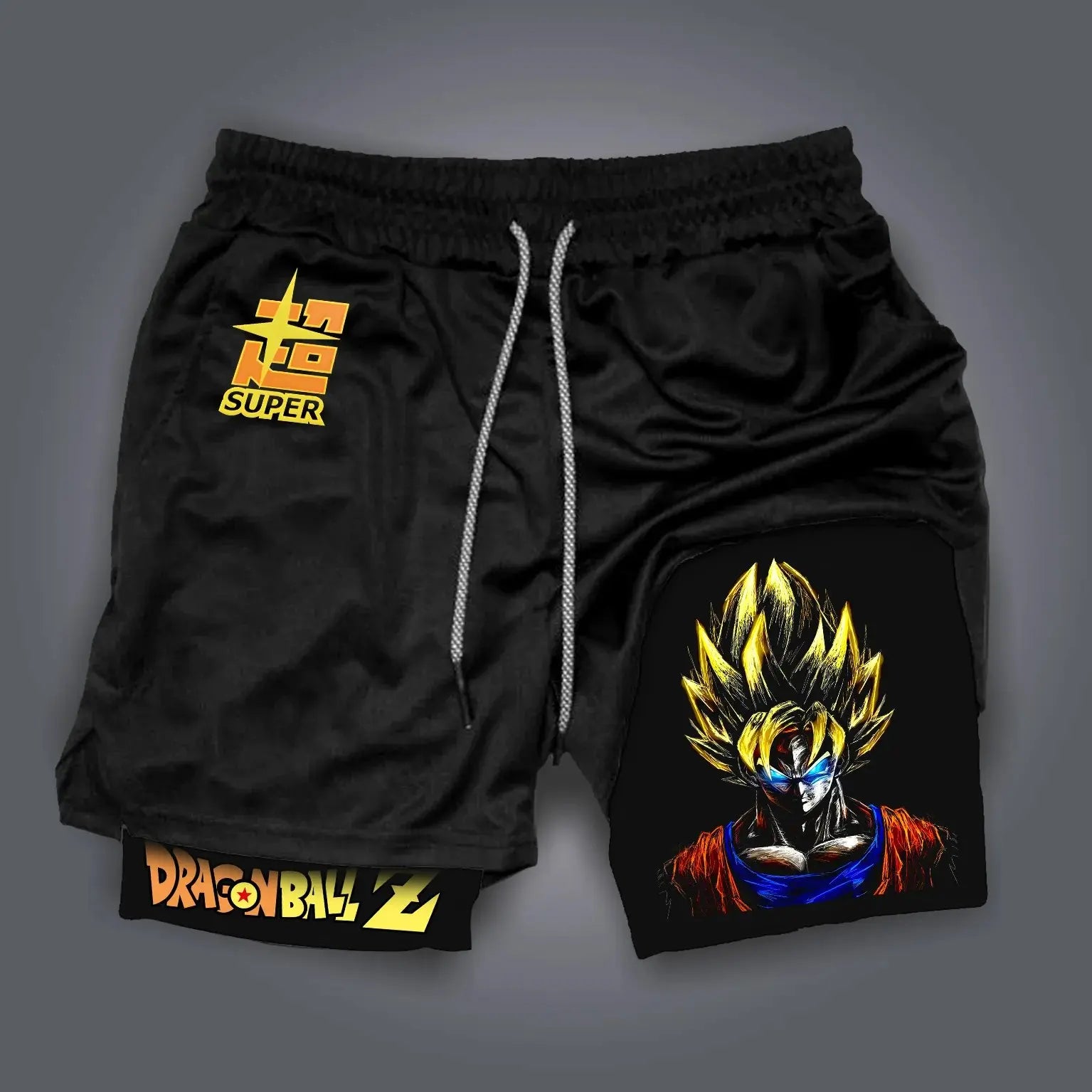Dragon Ball Z Retro Athletic Shorts – Breathable Quick-Dry Training Shorts... 8