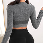 Sports Yoga Top Knitted Shirt